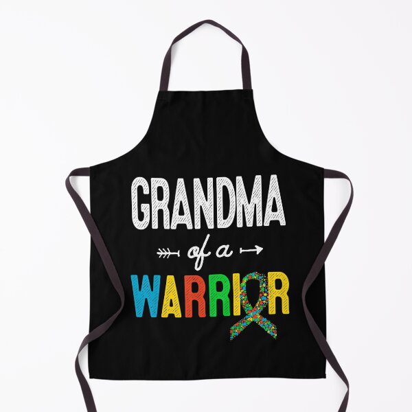 Item preview, Grandma Of A Warrior Autism Awareness Support T-Shirt designed and sold by HammonArt.