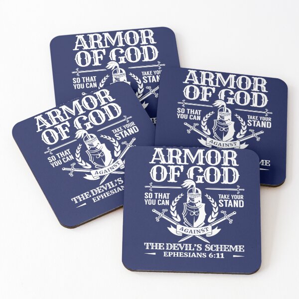 Item preview, Armor of God Bible Quote Christian Gift Premium designed and sold by Montecinostamps.