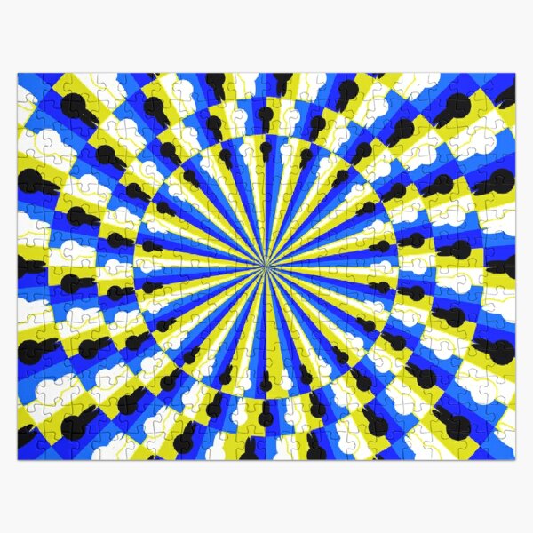 Illusion Pattern - Optical Illusion Spinner Jigsaw Puzzle