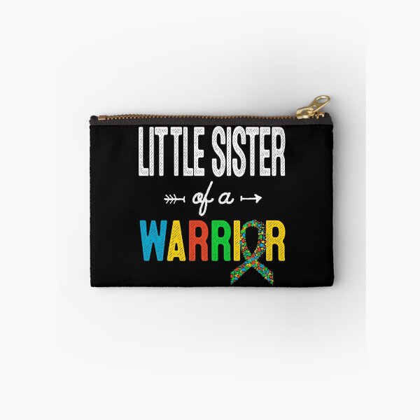 Item preview, Little Sister Of A Warrior Autism Awareness Support T-Shirt designed and sold by HammonArt.