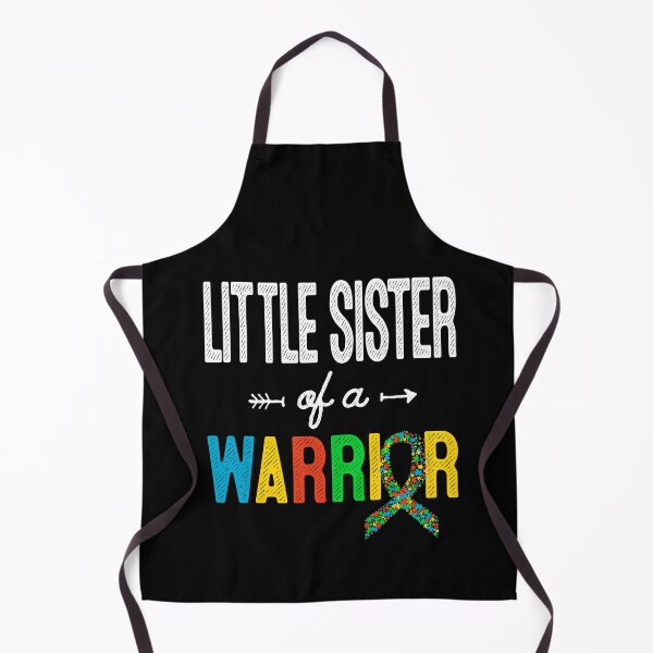 Item preview, Little Sister Of A Warrior Autism Awareness Support T-Shirt designed and sold by HammonArt.