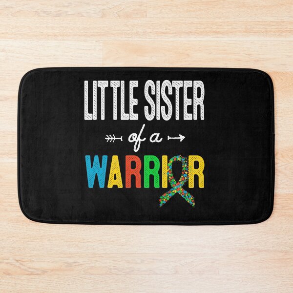 Item preview, Little Sister Of A Warrior Autism Awareness Support T-Shirt designed and sold by HammonArt.