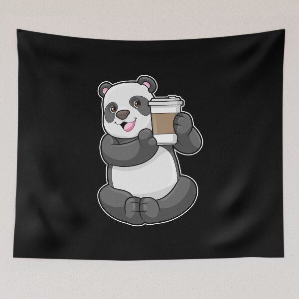 Item preview, Panda with Coffee to go designed and sold by Snabdesign84.