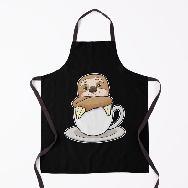 Item preview, Sloth with Cup of Coffee designed and sold by Snabdesign84.
