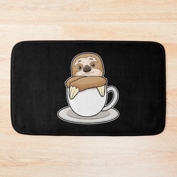 Item preview, Sloth with Cup of Coffee designed and sold by Snabdesign84.