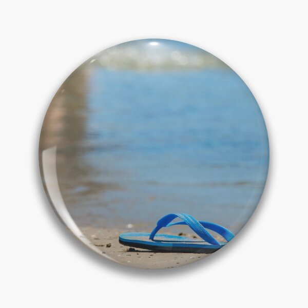 Item preview, Blue flip flops  designed and sold by BlueEdgeDesigns.