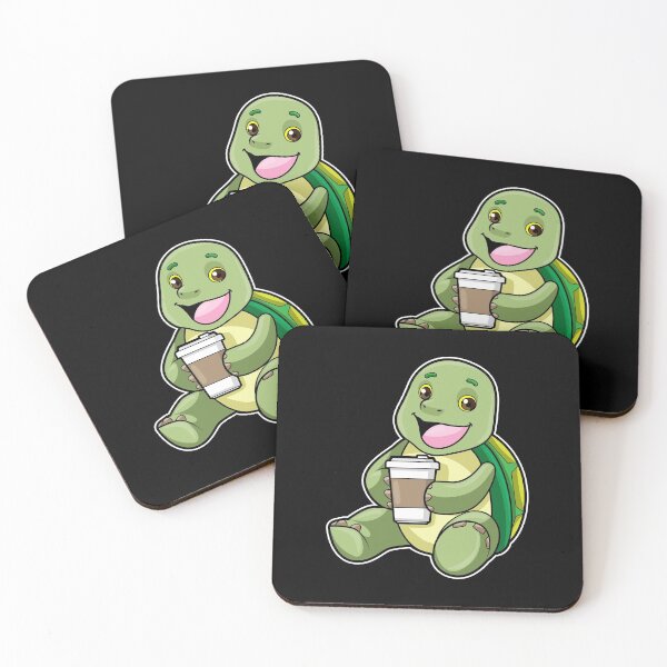 Item preview, Turtle with Shell & Coffee to go designed and sold by Snabdesign84.