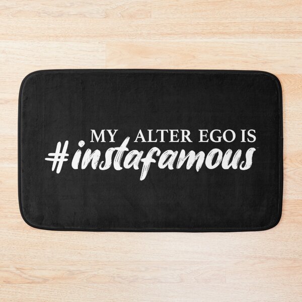 Item preview, My Alter Ego Is Insta Famous Instagram Hashtag Quote designed and sold by Fotografille.
