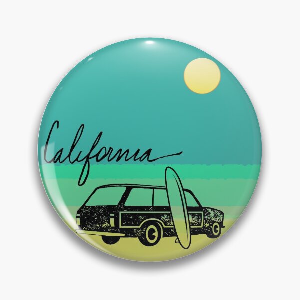 Item preview, Vintage California beach warm scene. designed and sold by SimplePlain.