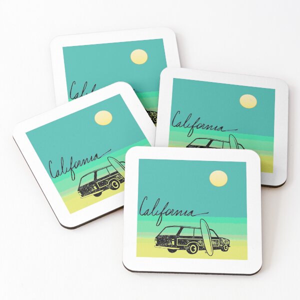 Item preview, Vintage California beach warm scene. designed and sold by SimplePlain.