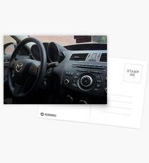 Mazdaspeed 3 Steering Wheel Postcards
