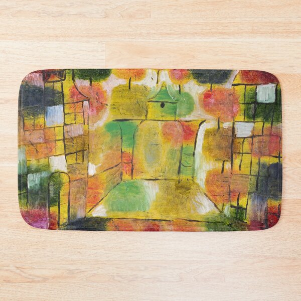 Item preview, Vintage Tree and Architecture Painting designed and sold by JoyforU.