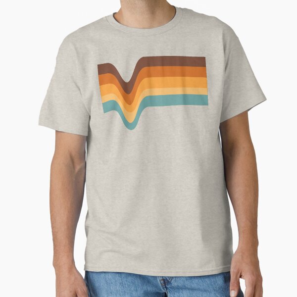 Item preview, 70s 70’s Stripes Brown Orange Yellow Cream Beige Tan Blue designed and sold by ShamusSleuth.