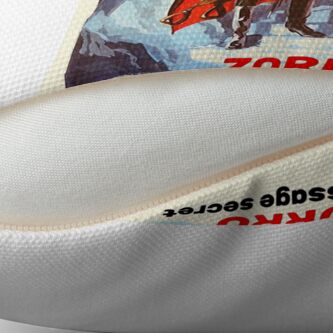 Alternate view of Zorro, the masked vigilante ... Floor Pillow