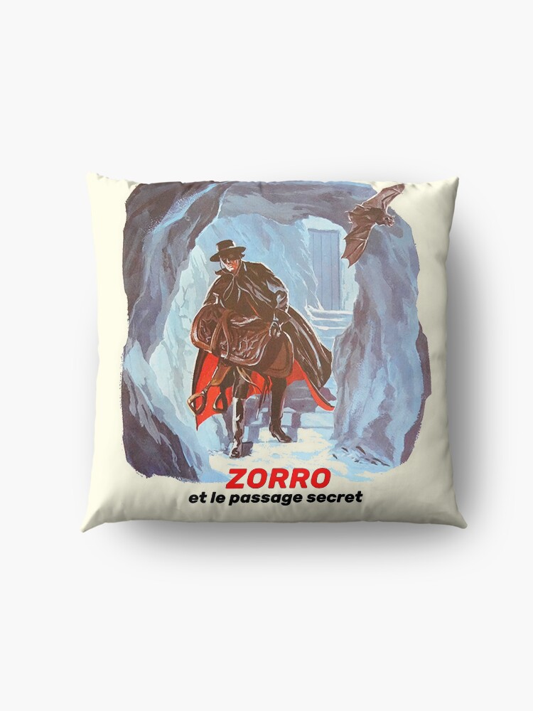 Alternate view of Zorro, the masked vigilante ... Floor Pillow