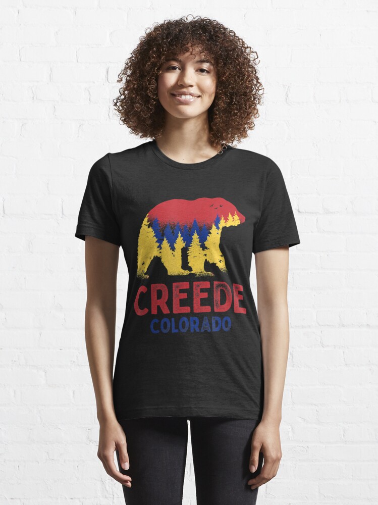 Creede Colorado Rocky Mountains CO Bear T-Shirt