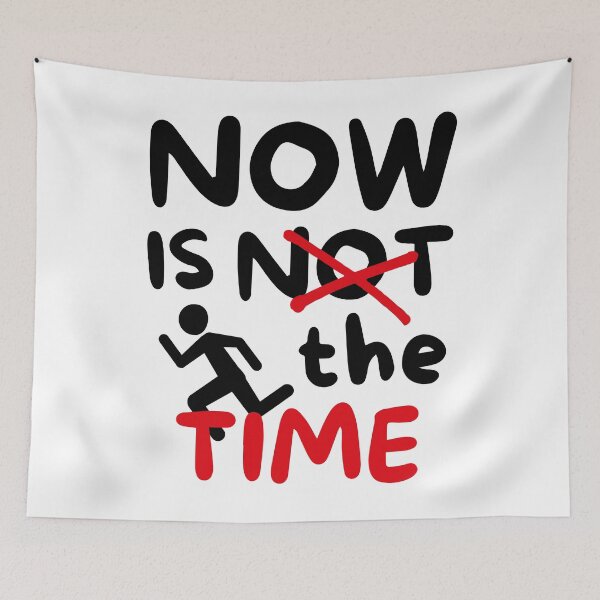 Item preview, Running: Now is not the time designed and sold by TheGreenGoat.