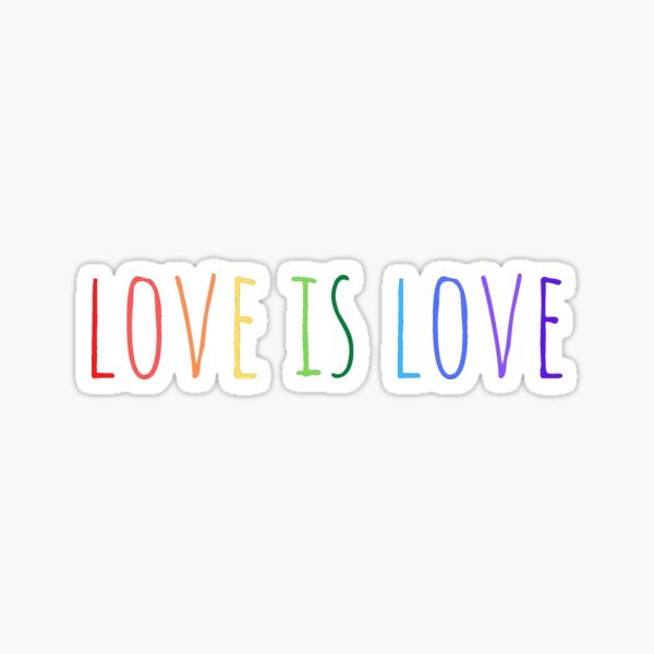 Item preview, Love is Love Rainbow LGBTQ  designed and sold by zotyo9.
