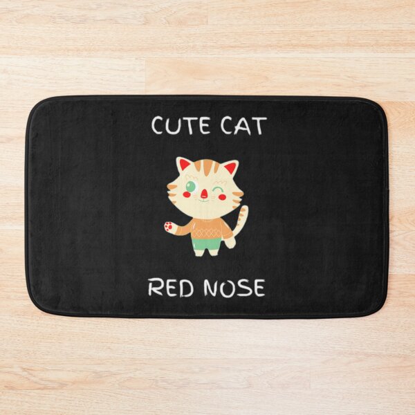 Item preview, Cute Cat With Red Nose designed and sold by kevstore.