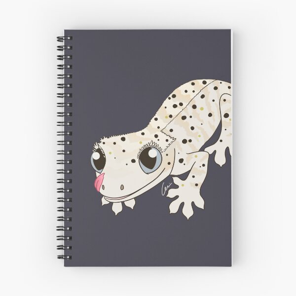 Item preview, Crested Gecko, White Dalmatian with yellow spots II designed and sold by anacecilia.