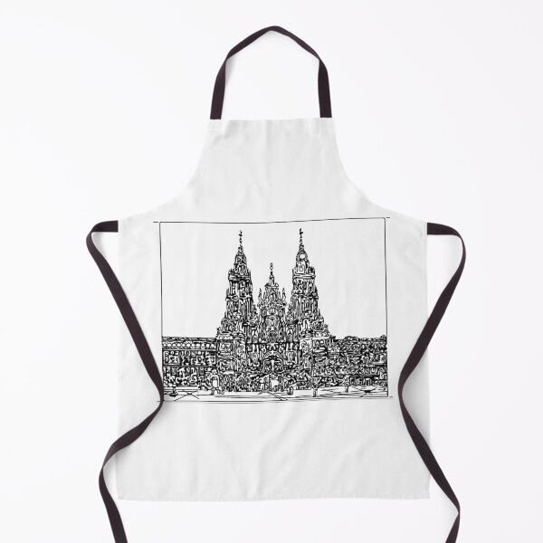 Item preview, Camino de Santiago Cathedral of Compostela Galicia, Urban Sketchers Spain designed and sold by cachaldora.