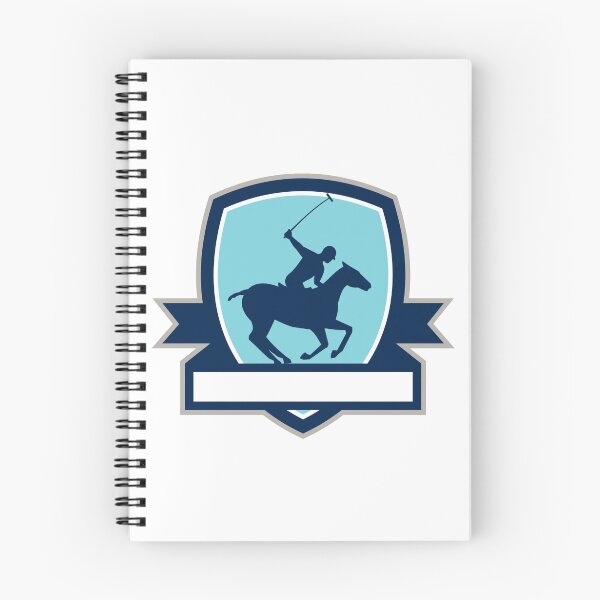 Item preview, Polo Player Riding Horse Crest Retro designed and sold by patrimonio.