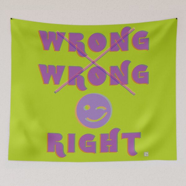 Item preview, Two Wrong’s Don’t Make a Right designed and sold by Krizena.