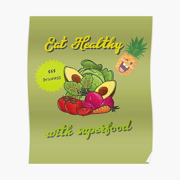 Superfood Posters Redbubble