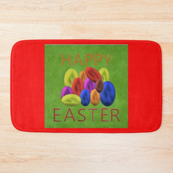 Item preview, Happy Easter Coloured Eggs designed and sold by MottoDigging.