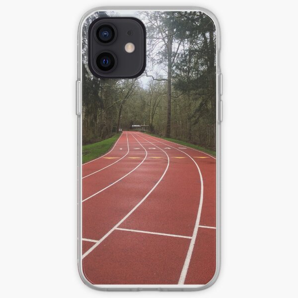 Track in forest iPhone Soft Case