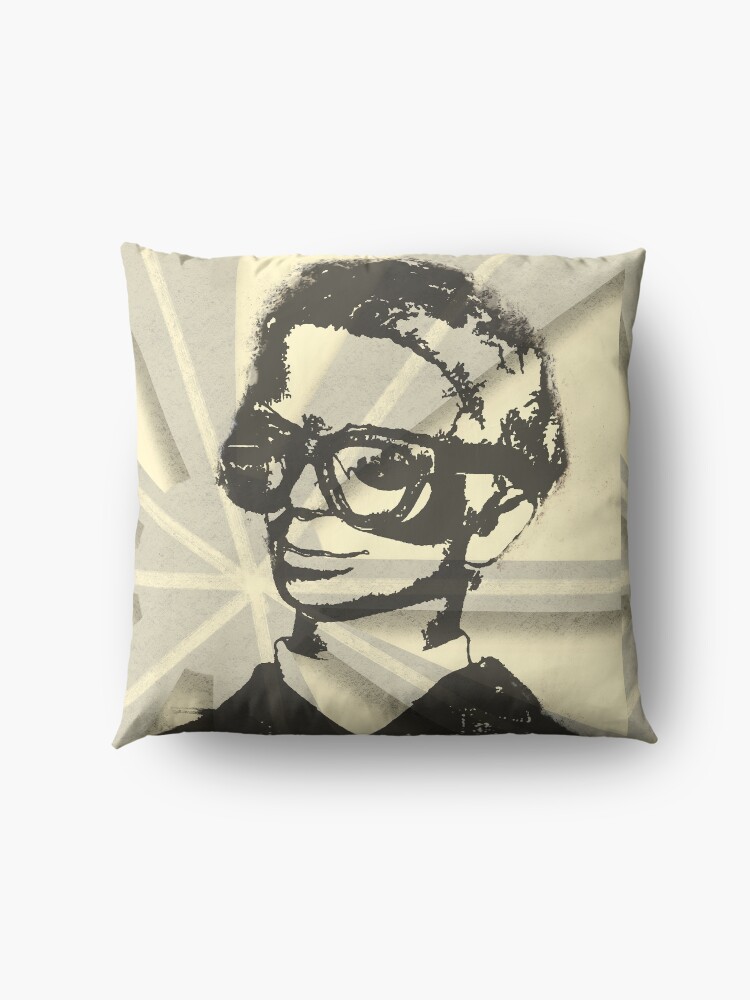 Alternate view of Thunderbirds Brains Spray paint retro style Floor Pillow