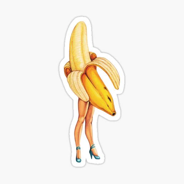 Fruit Stand - Banana Girl Sticker