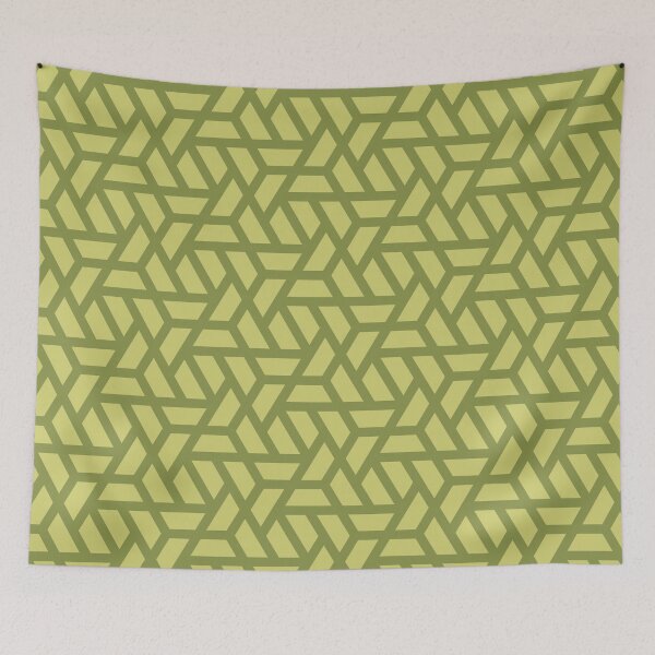 Item preview, Geometric Pattern: Aperture: Olive designed and sold by Red Wolf.