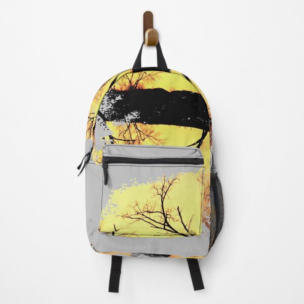 Item preview, Brushstroke trees and sunset designed and sold by BorneowithLove.