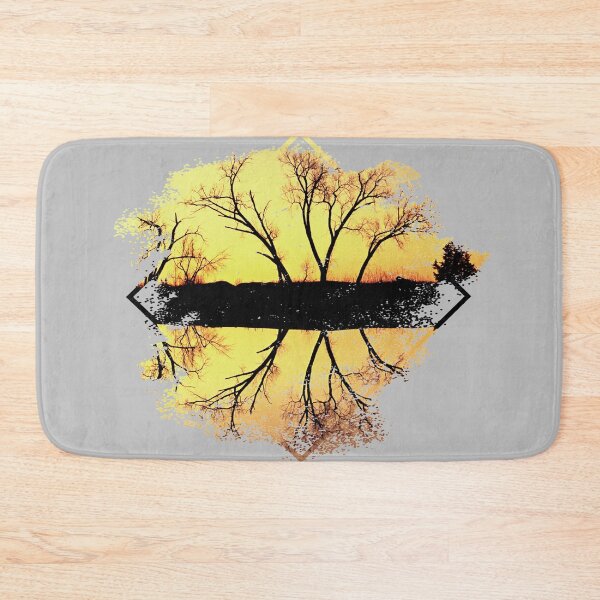 Item preview, Brushstroke trees and sunset designed and sold by BorneowithLove.