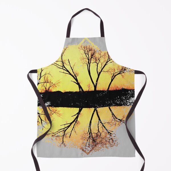 Item preview, Brushstroke trees and sunset designed and sold by BorneowithLove.