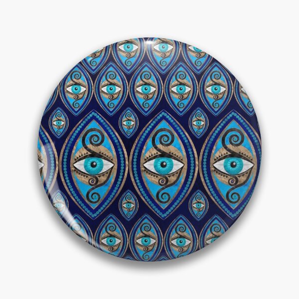 Item preview, Evil Eye Amulet Pattern designed and sold by k9printart.