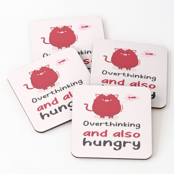 Item preview, Funny And Cute Red Kitty Cat That is Overthinking And Also Hungry Design For Cat Lover designed and sold by NightGleam.