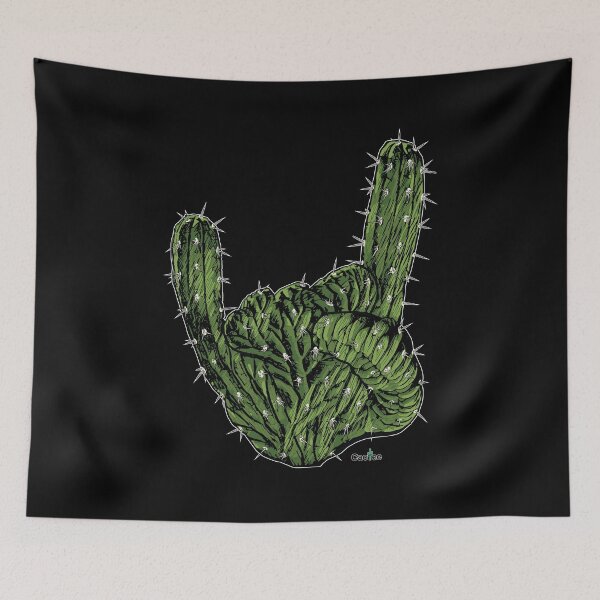 Item preview, Rock on Cactus Hand 'The Sign of the Horns' designed and sold by Cactee.