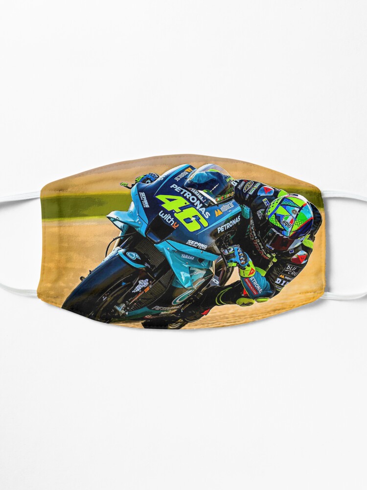 Masque ''Valentino Rossi pilote son résumé de moto MotoGP 2021' : autre vue