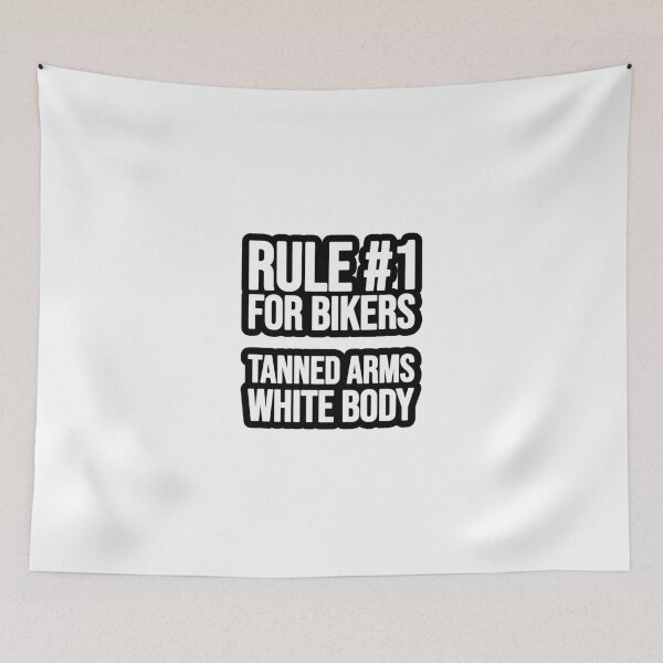 Artikelvorschau, Rule #1 for Bikers - Regel #1 für Rad Fahrer entworfen und verkauft von TopsellerShirts.