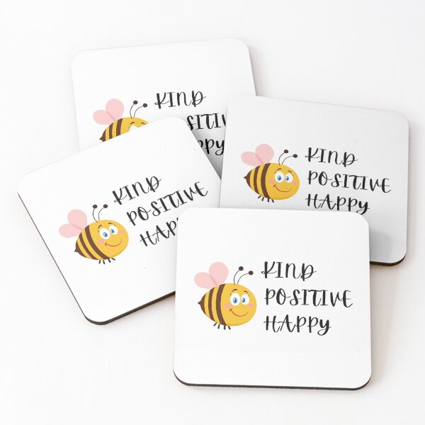 Item preview, Bee Kind Bee Positive Bee Happy Cute Wholesome Bee designed and sold by BilingualStore.
