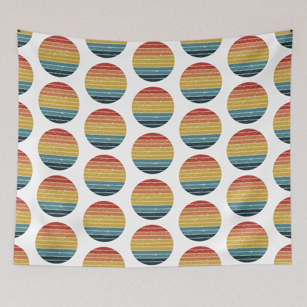 Item preview, vintage retro sunset illustration art designed and sold by zerobatt.