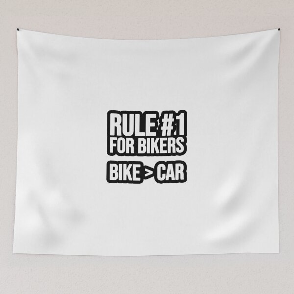Artikelvorschau, Rule #1 for Bikers - Regel #1 für Rad Fahrer entworfen und verkauft von TopsellerShirts.