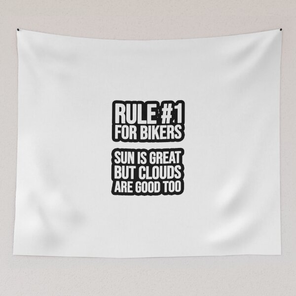 Artikelvorschau, Rule #1 for Bikers - Regel #1 für Rad Fahrer entworfen und verkauft von TopsellerShirts.