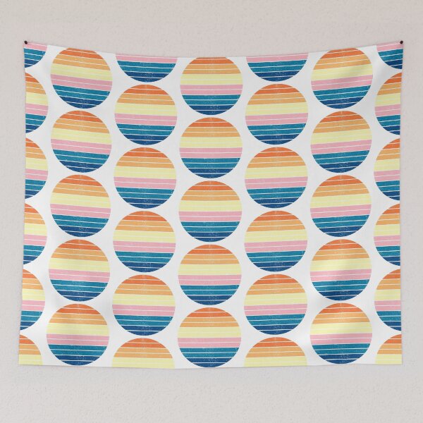 Item preview, vintage retro sunset illustration art designed and sold by zerobatt.