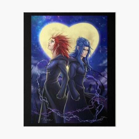 Vista previa del artículo con la obra «Bonos de Axel & Saix - Kingdom Hearts», diseñado y vendido por blrhwwd19.