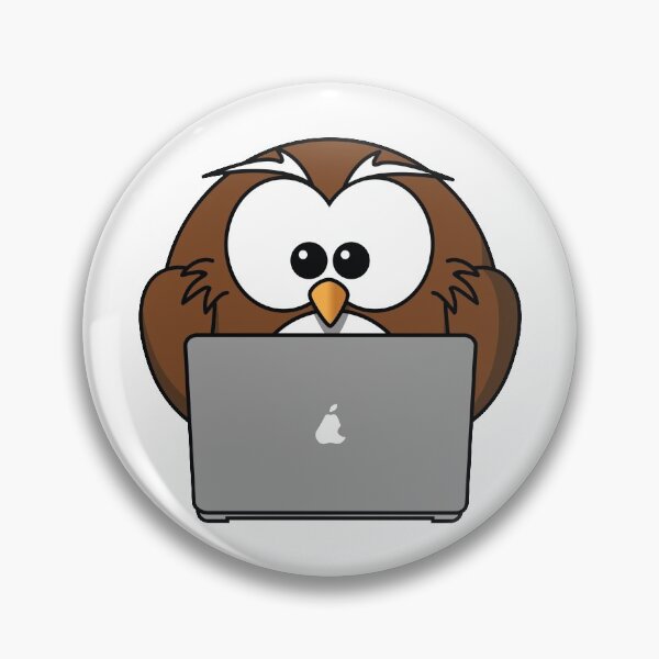 Item preview, Owl with laptop vector drawing designed and sold by binti163.