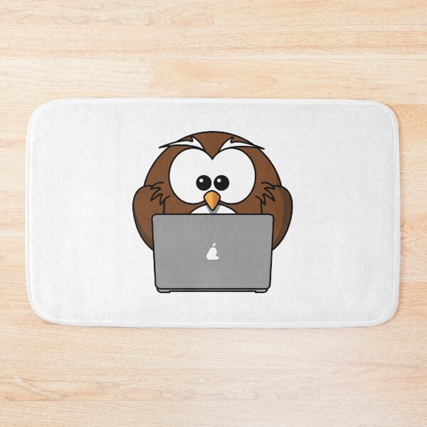 Item preview, Owl with laptop vector drawing designed and sold by binti163.