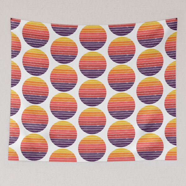 Item preview, vintage retro sunset illustration art designed and sold by zerobatt.